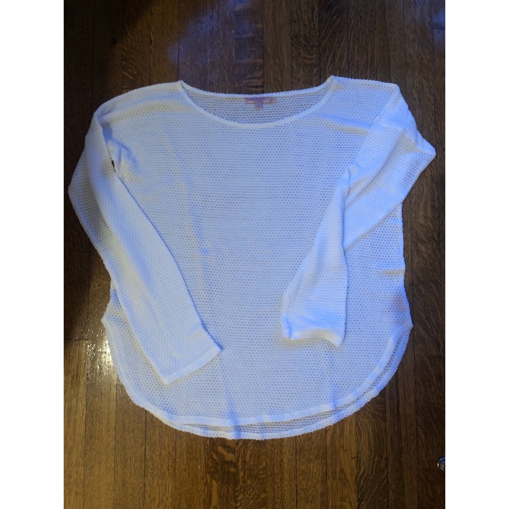Calypso knit sweater//over shirt
